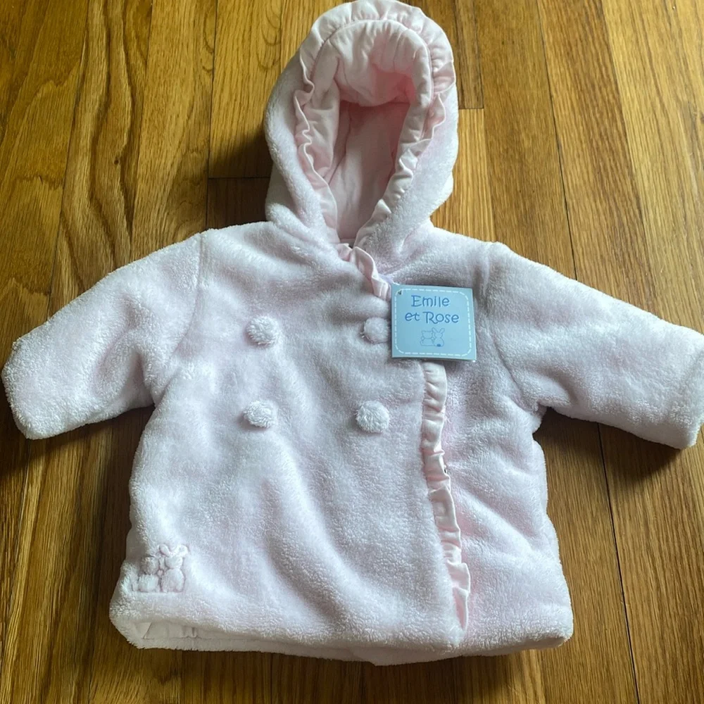 NWT Emile et Rose Light Pink Winter Coat